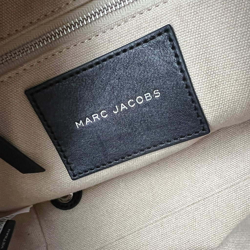 Marc Jacobs Black Leather Small Boston 2 Way Shoulder Bag