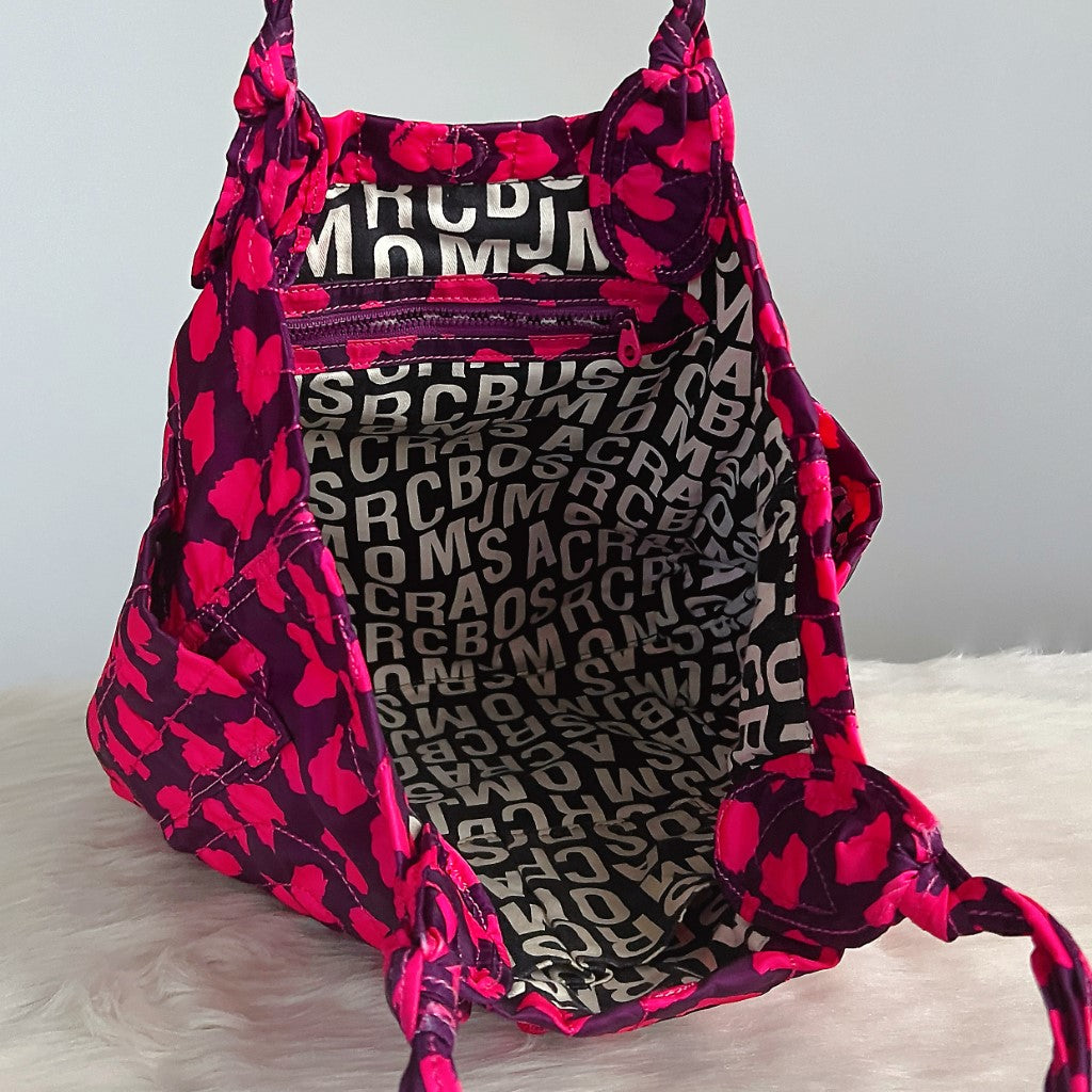 Marc Jacobs Heart Pattern Holiday Shoulder Bag