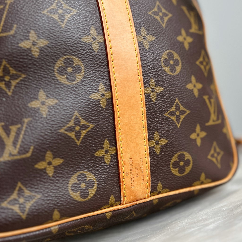 Louis Vuitton Signature Monogram Bandouliere Keepall 50 Travel Bag Full Set