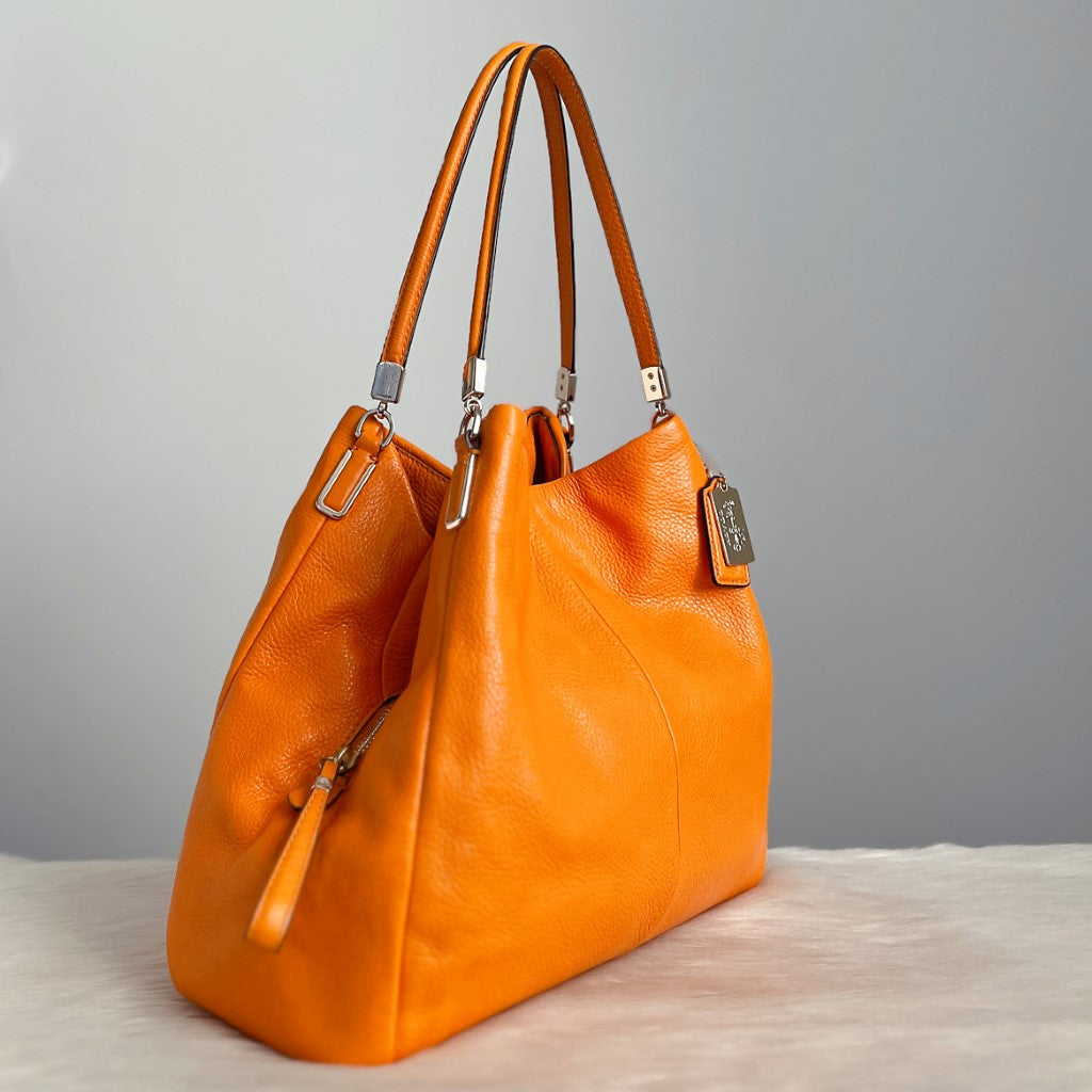 COACH Orange outlet Shoulder Bag Tote