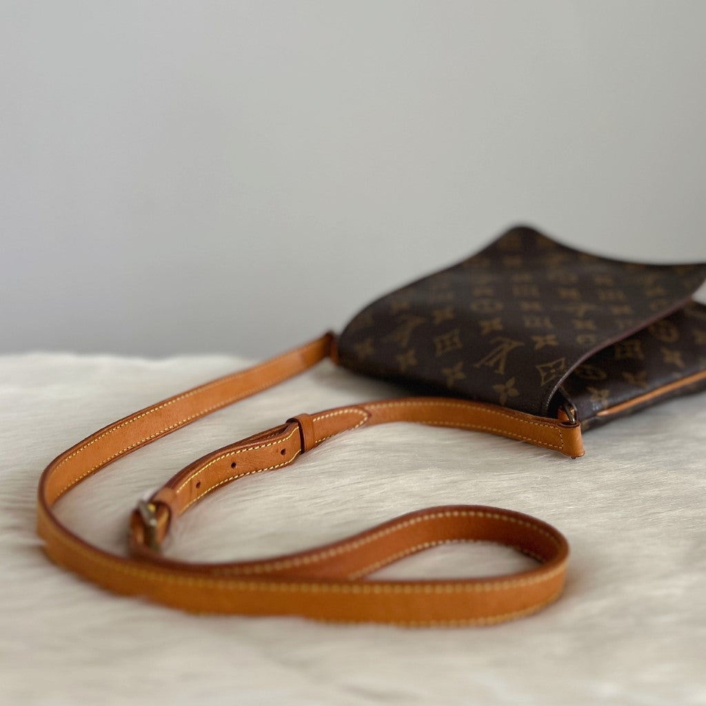 Louis Vuitton Signature Monogram Musette Salsa Crossbody Shoulder Bag