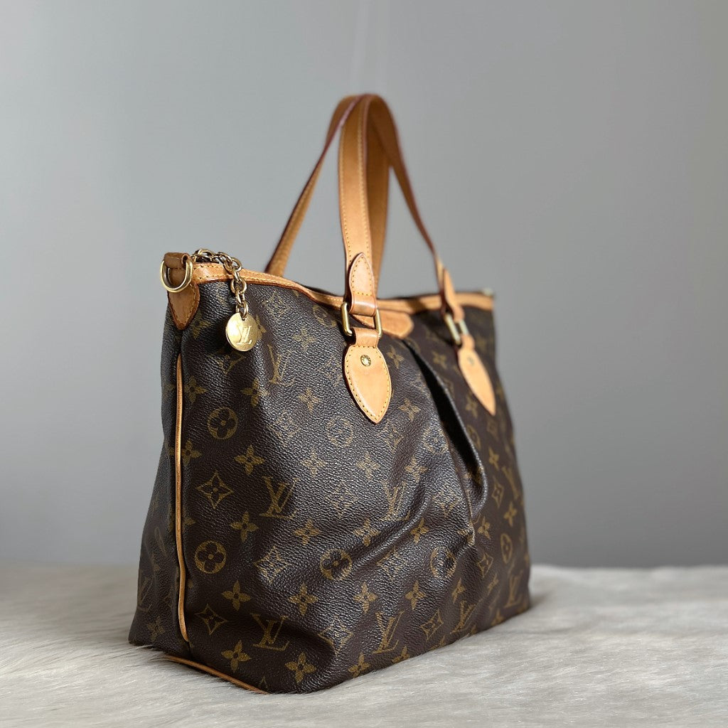 Louis Vuitton Signature Monogram Palermo PM 2 Way Shoulder Bag