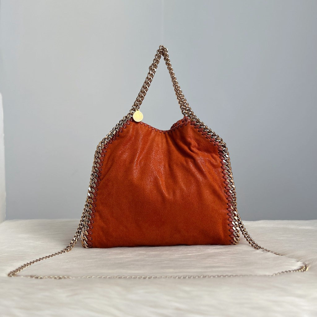 Stella McCartney Orange Falabella 2 Way Shoulder Bag