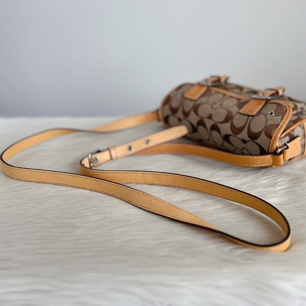 Coach monogram crossbody best sale