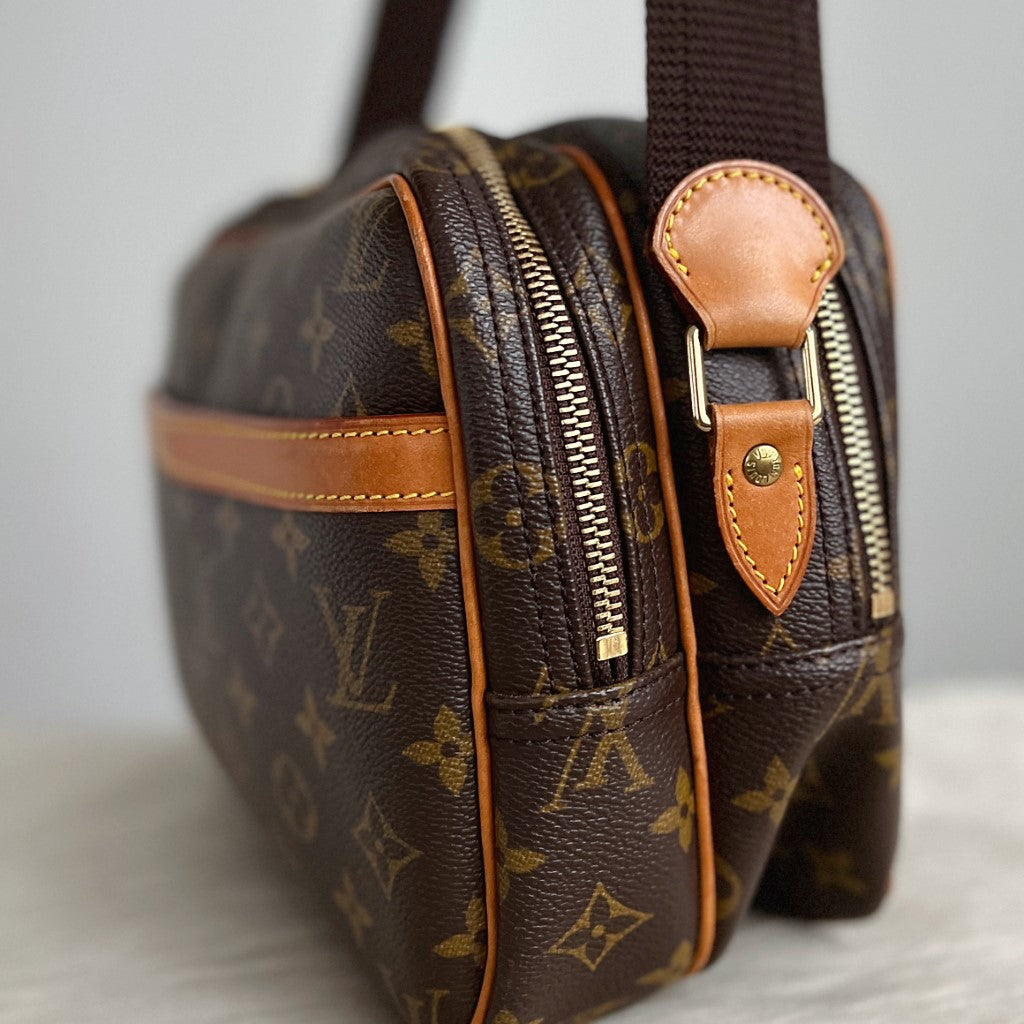 Louis Vuitton Signature Monogram Reporter PM Shoulder Bag