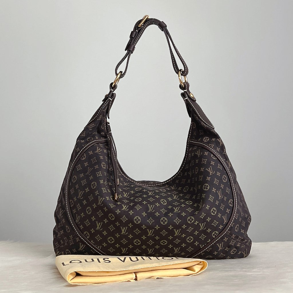 Louis Vuitton Mini Lin Manon Monogram Shoulder Bag Excellent