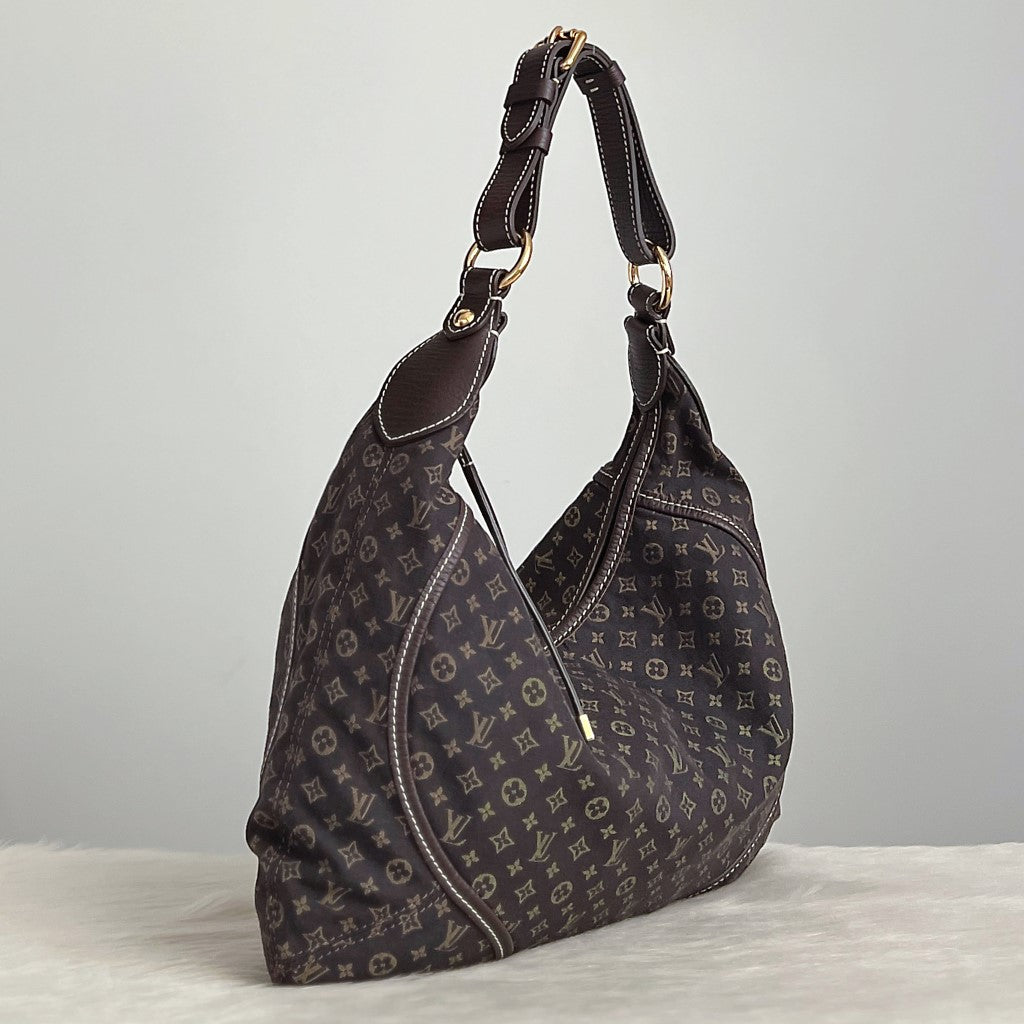 Louis Vuitton Mini Lin Manon Monogram Shoulder Bag Excellent