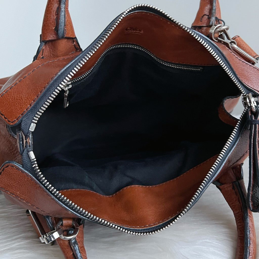 Chloe Caramel Leather Edith Runway 2 Way Shoulder Bag