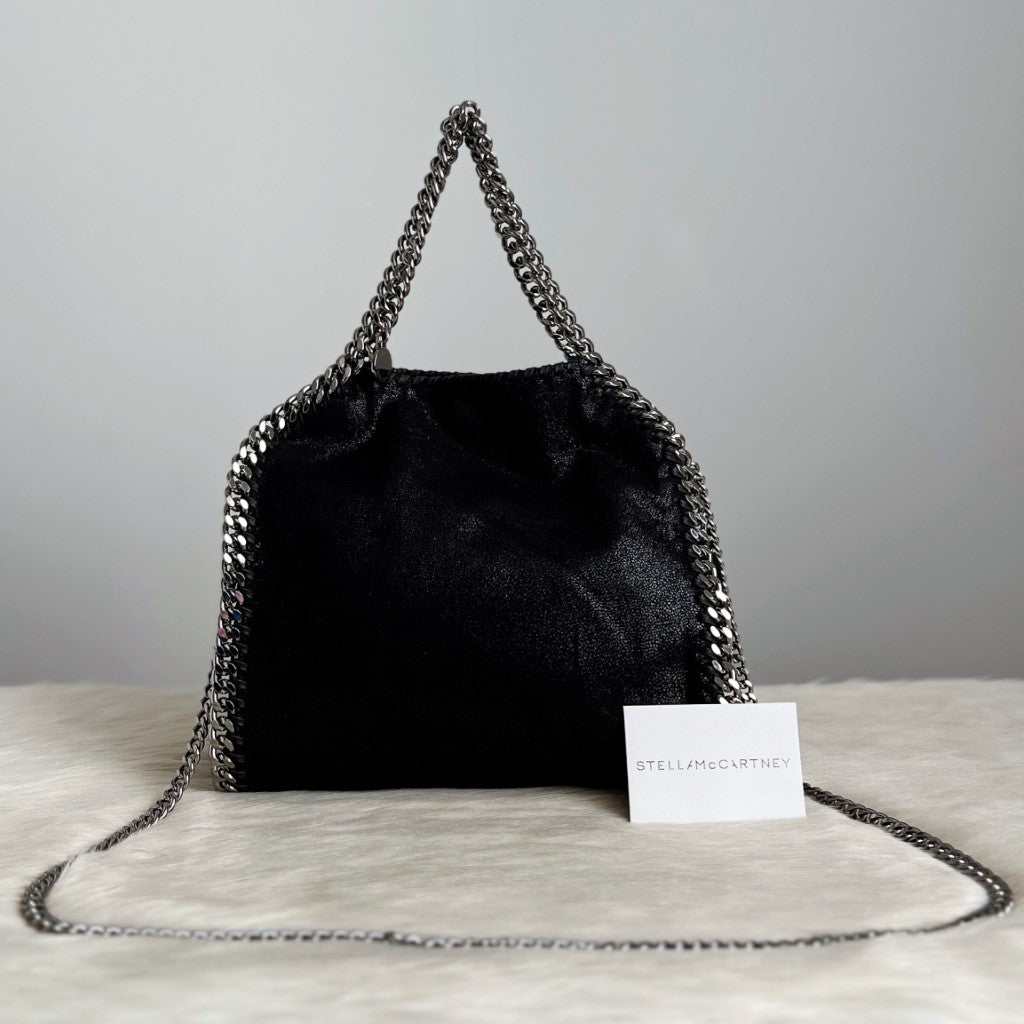 Stella Mccartney Black Signature Falabella 2 Way Shoulder Bag Excellent