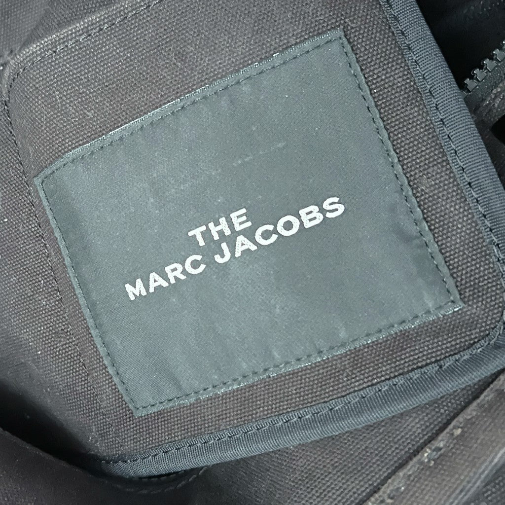 Marc Jacobs Black Front Pattern Book Tote Bag