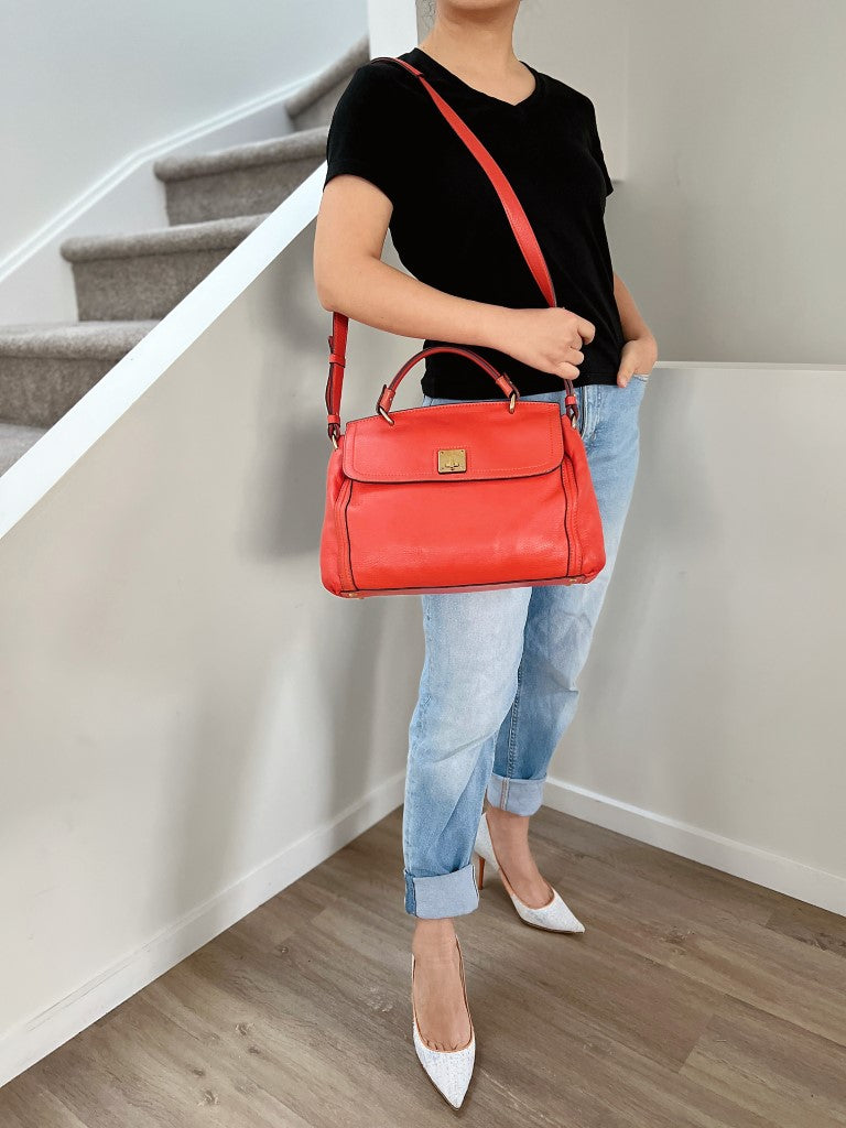 MCM newest Tote Bag leather