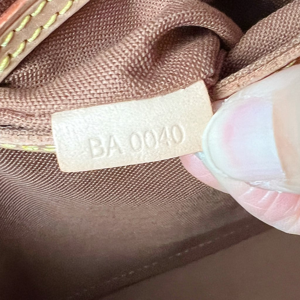 Louis Vuitton Signature Monogram Alma Tote + Lock & Key