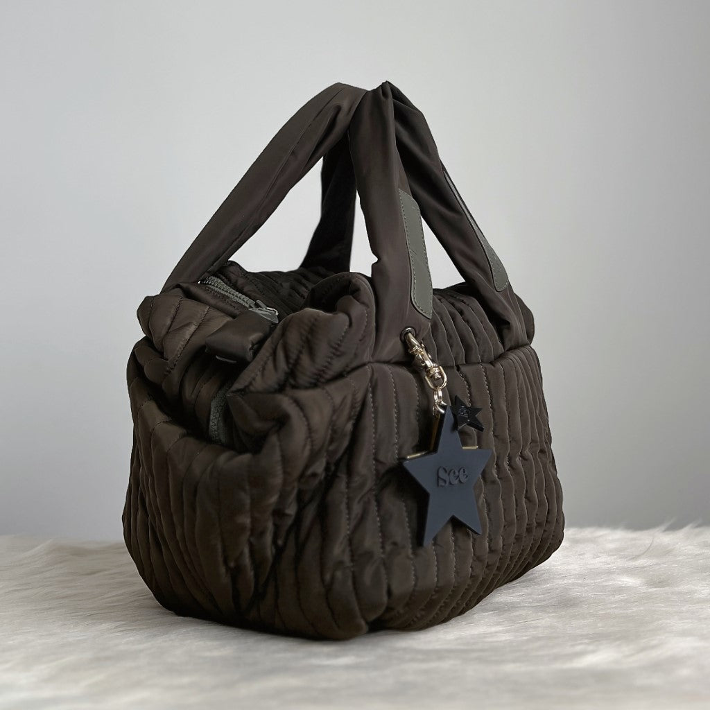 See by Chloe Olive Joy Rider Puffy Star Charm Shoulder Bag