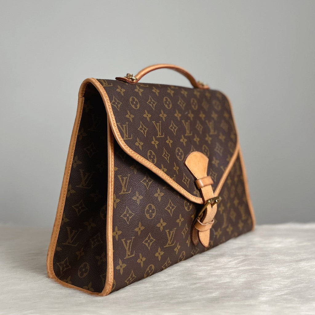 Louis Vuitton Signature Monogram Beverly MM 2 Way Shoulder Bag