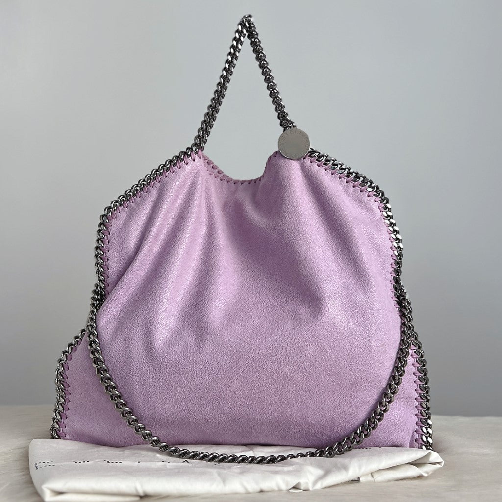 Stella McCartney Lavender Signature Falabella Shoulder Bag Excellent