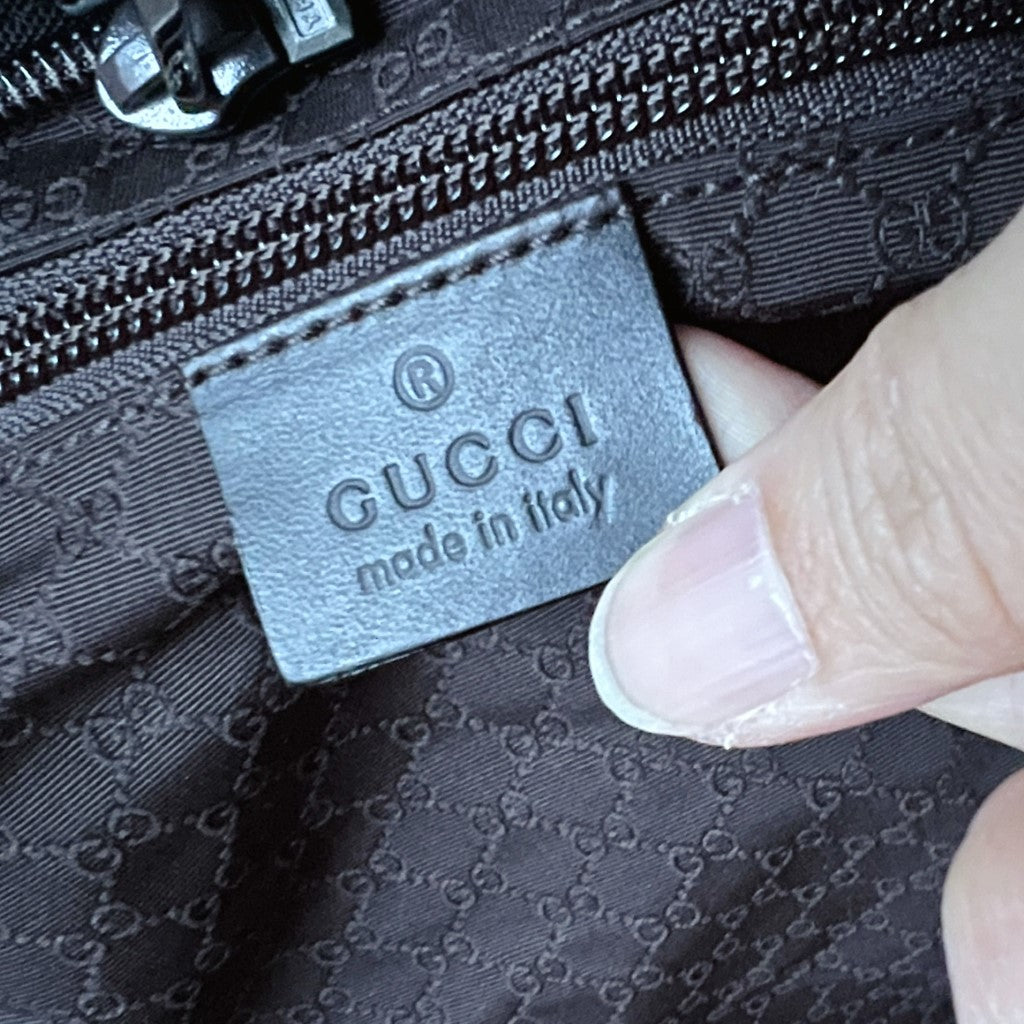 Gucci Dark Chocolate Oversized Weekend Travel Bag