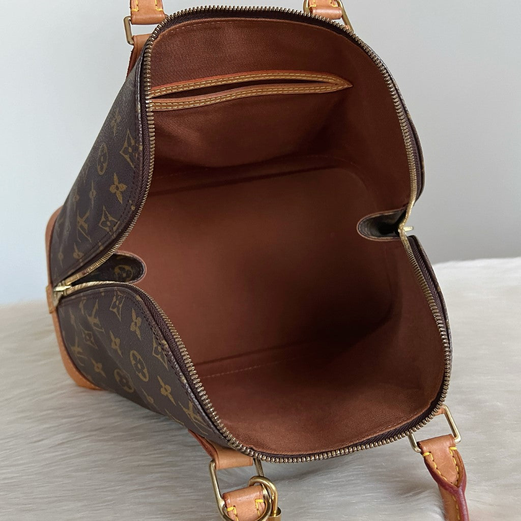 Louis Vuitton Signature Monogram Alma Tote + Lock & Key