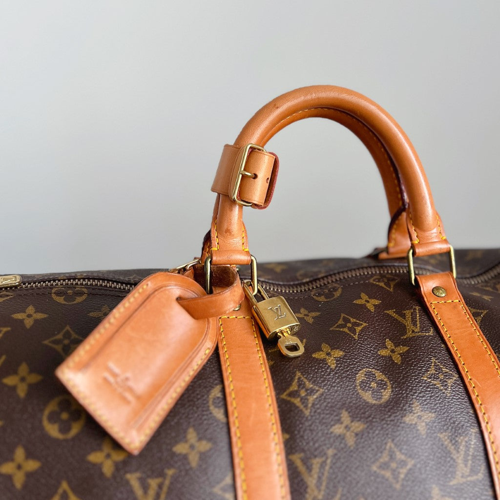 Louis Vuitton Iconic Monogram Keepall 50 Travel Bag Full Set