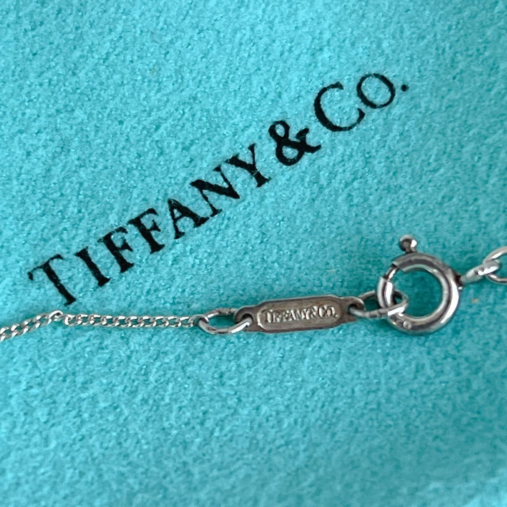 Tiffany & Co. Triple Heart Peretti Silver Necklace Excellent