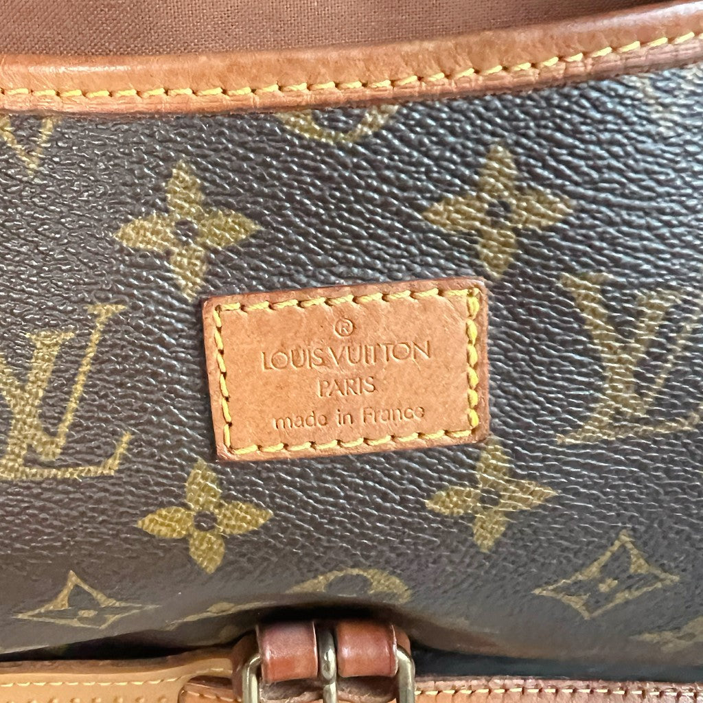 Louis Vuitton Monogram Double Sided Saumur 35 Crossbody Shoulder Bag