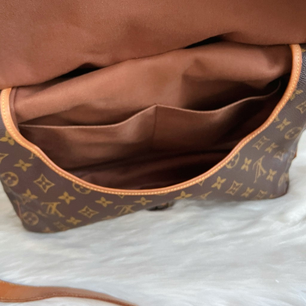 Louis Vuitton Monogram Double Sided Saumur 35 Crossbody Shoulder Bag