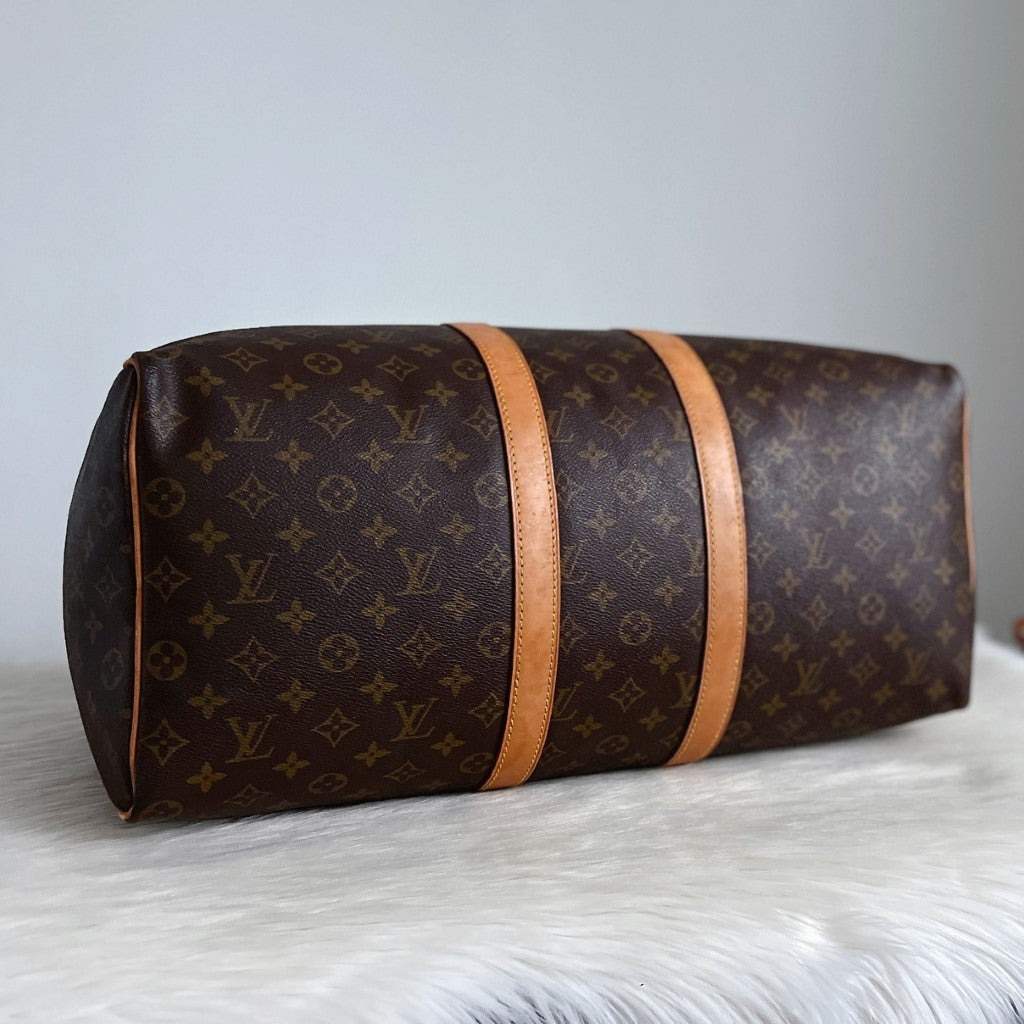 Louis Vuitton Iconic Monogram Keepall 45 Travel Bag Full Set