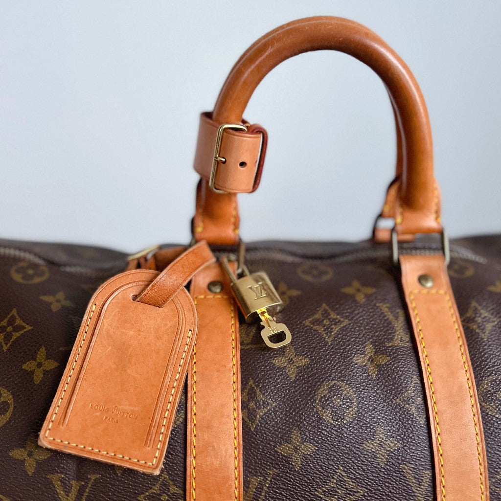 Louis Vuitton Iconic Monogram Keepall 45 Travel Bag Full Set