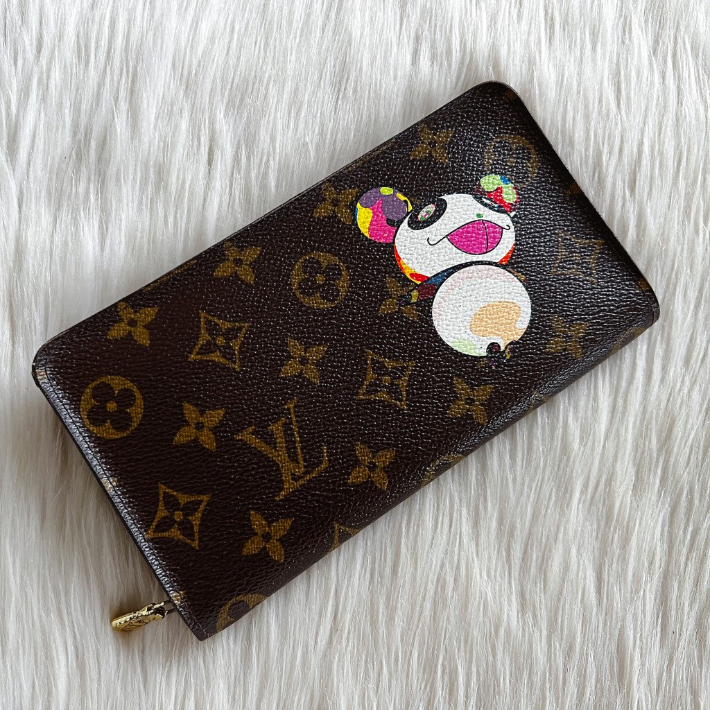 Louis Vuitton x Takashi Murakami Panda Long Wallet Limited Edition