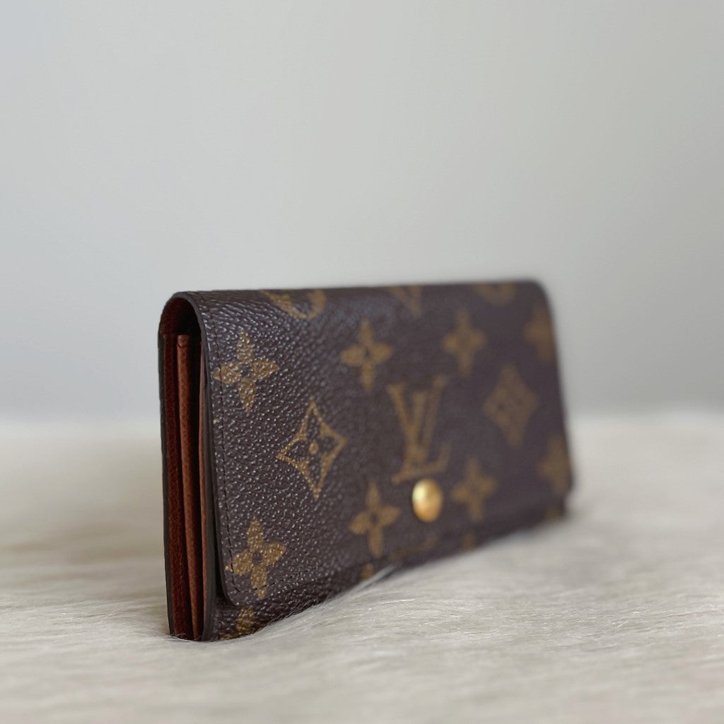 Louis Vuitton Monogram Multi-Compartment Card Holder Wallet Excellent