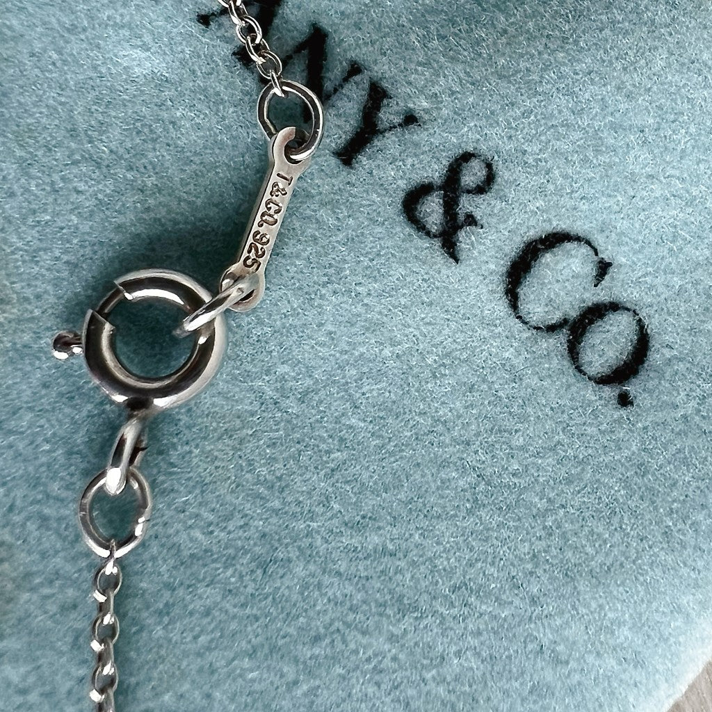 Tiffany & Co Paloma Picasso Silver Loving Heart Necklace Excellent