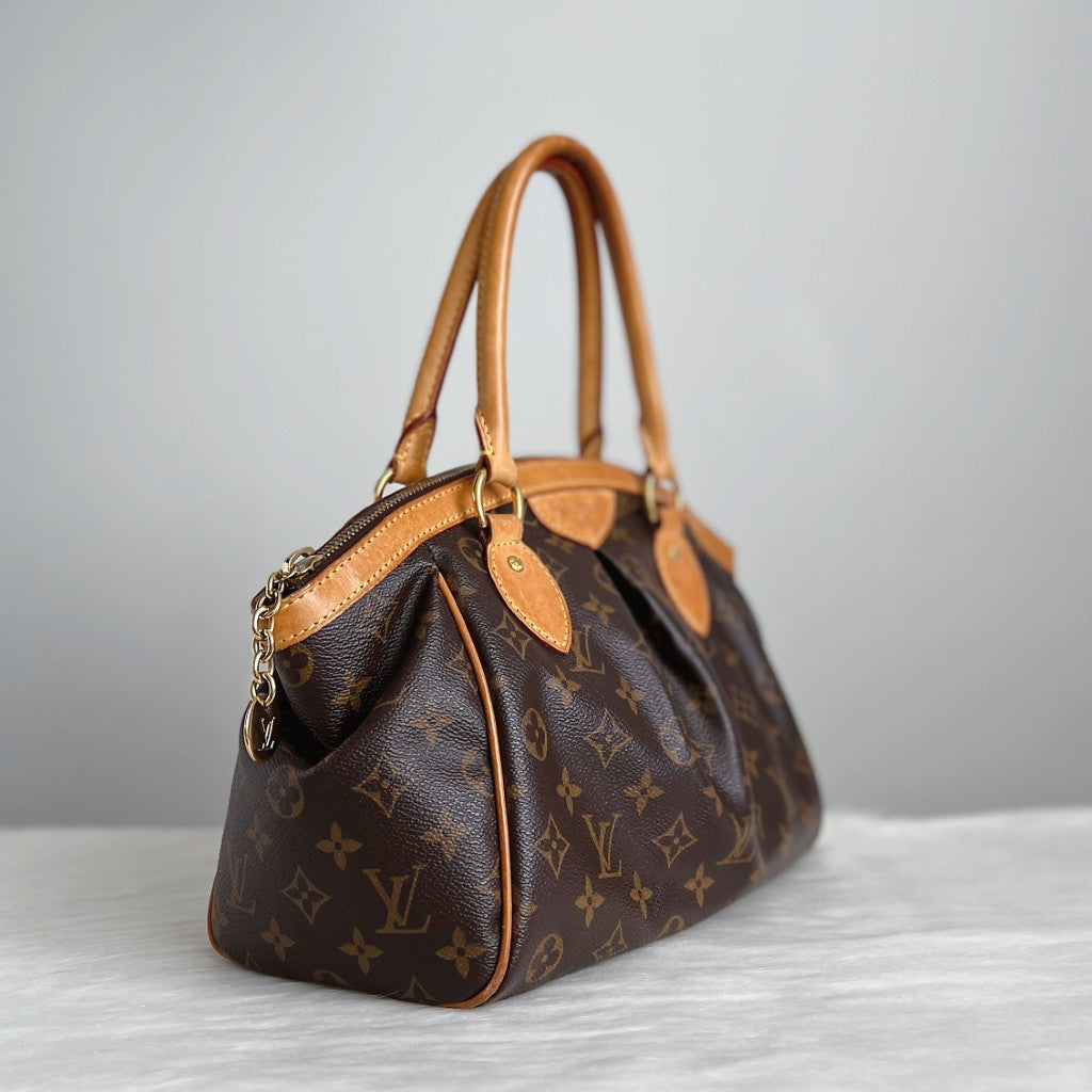 Louis Vuitton Signature Monogram Tivoli PM Shoulder Bag