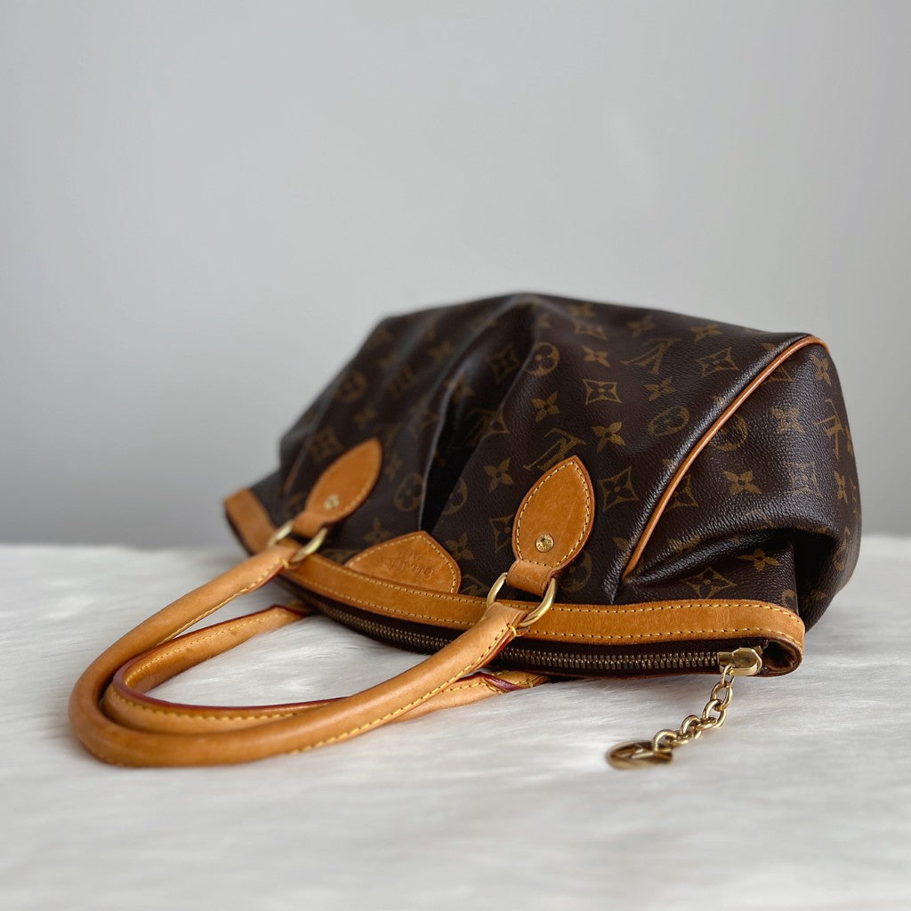 Louis Vuitton Signature Monogram Tivoli PM Shoulder Bag