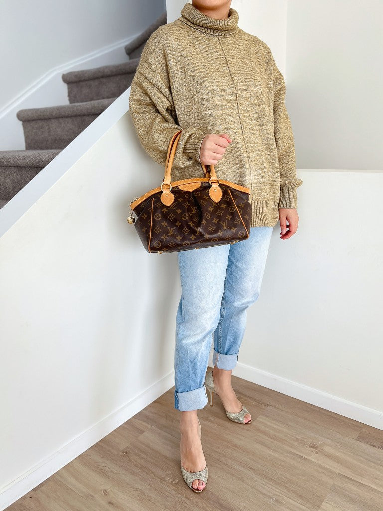 Louis Vuitton Signature Monogram Tivoli PM Shoulder Bag