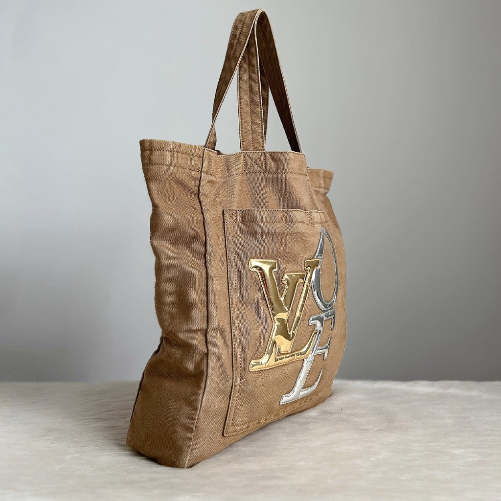 Louis Vuitton That's Love Carryall Canvas Shoulder Bag