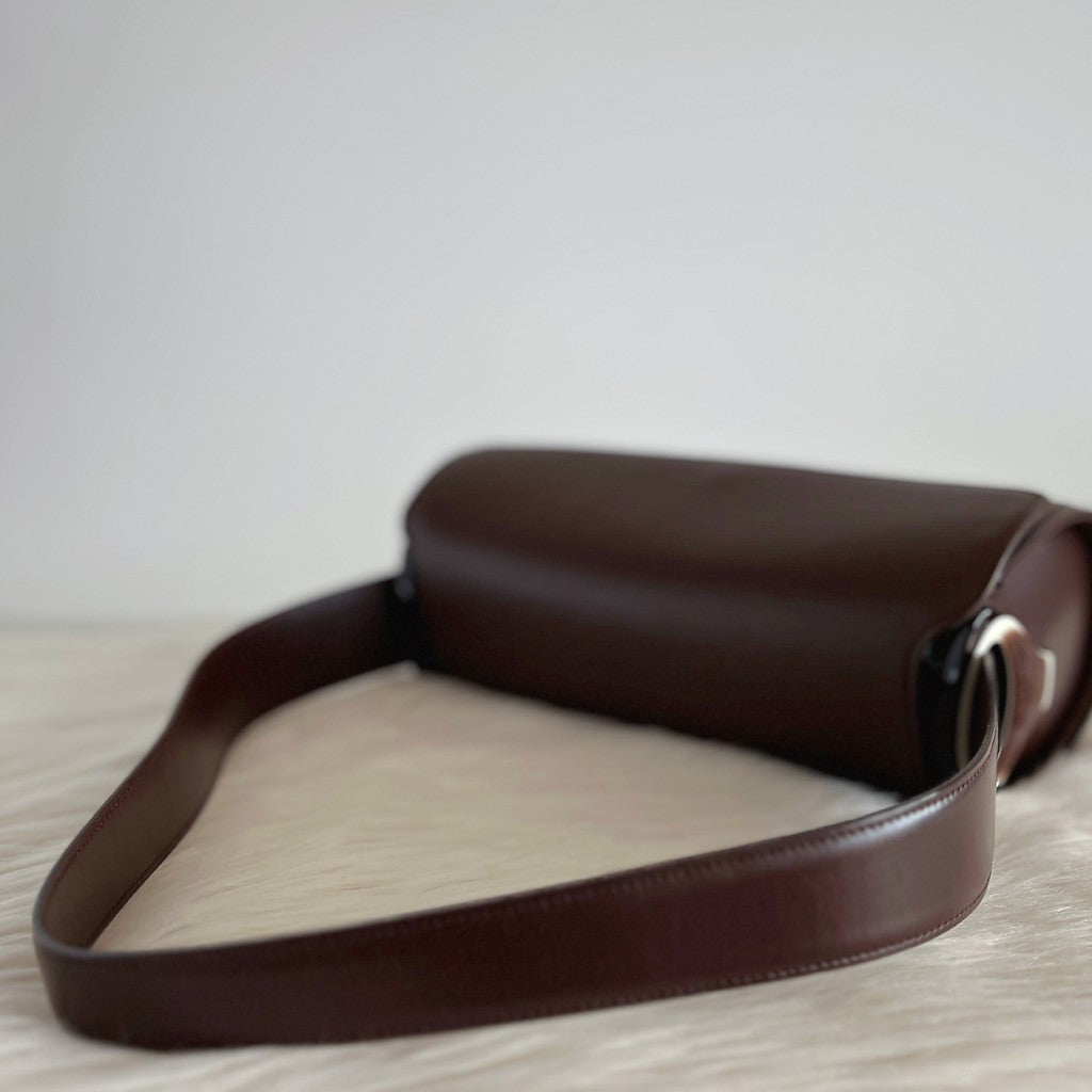 Louis Vuitton Mocha Epi Leather Nocturne PM Shoulder Bag Excellent