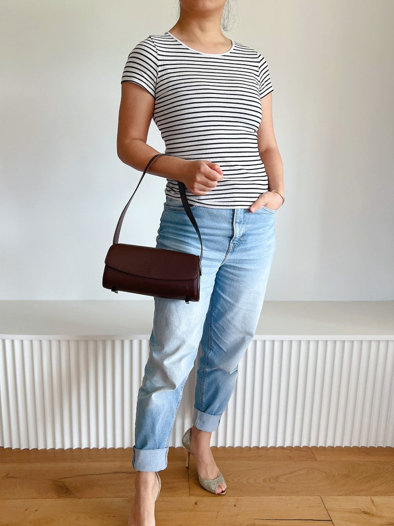 Louis Vuitton Mocha Epi Leather Nocturne PM Shoulder Bag Excellent