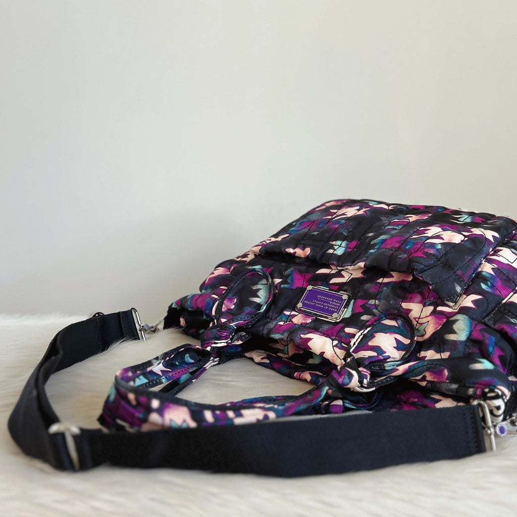 Marc Jacobs Floral Large Weekend 2 Way Shoulder Bag + Picnic Mat