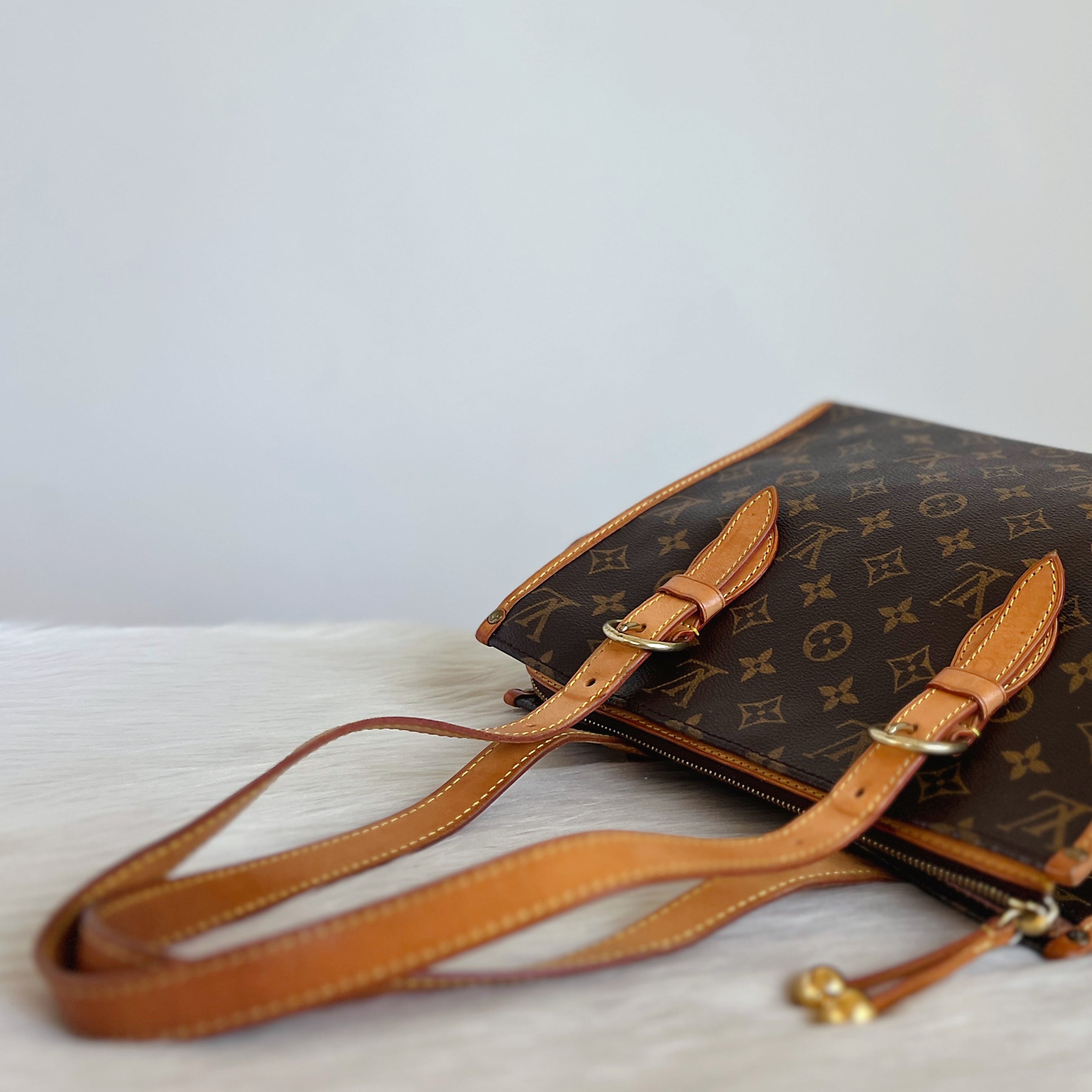 Louis Vuitton Signature Monogram Popincourt Haut Shoulder Bag