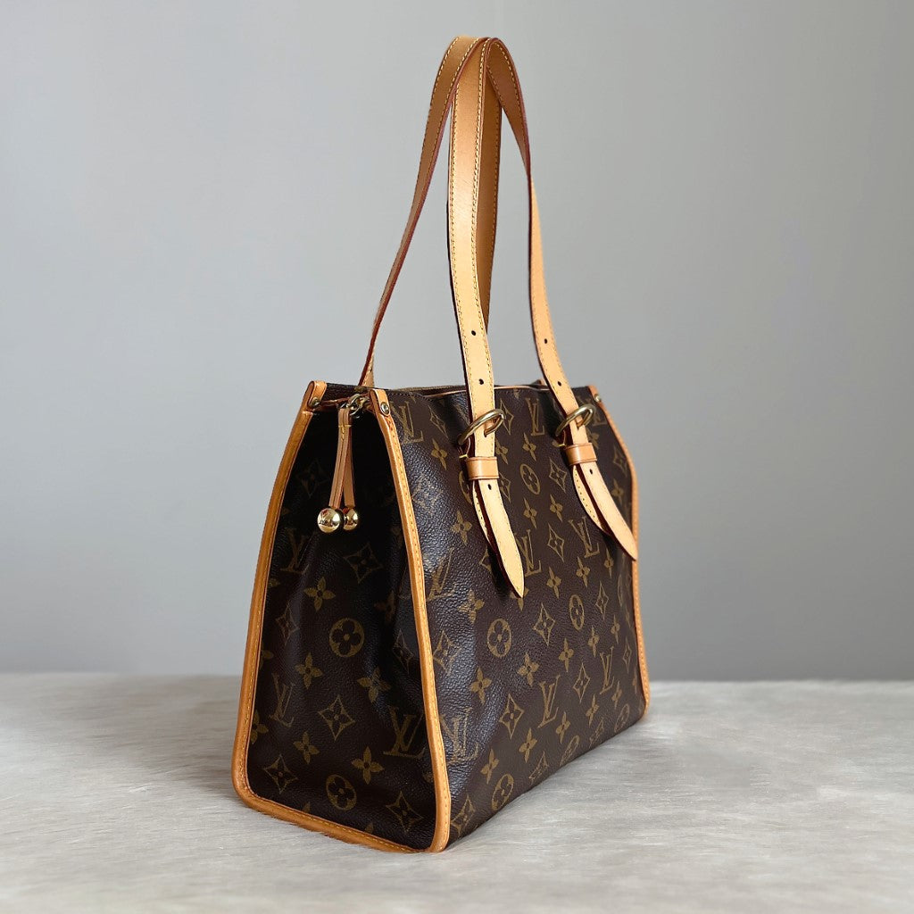 Louis Vuitton Signature Monogram Popincourt Haut Shoulder Bag Excellent