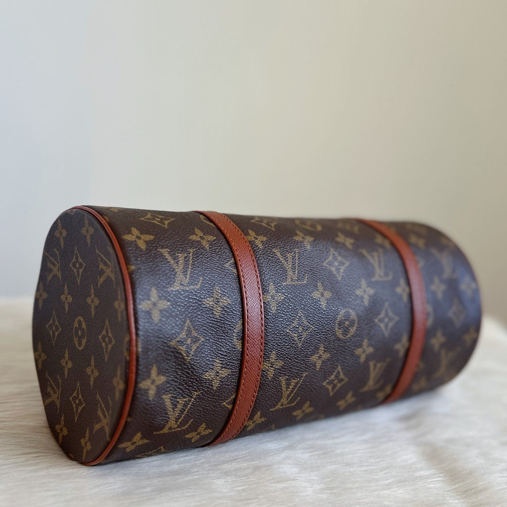 Louis Vuitton Signature Monogram Papillon 30 Tote Bag