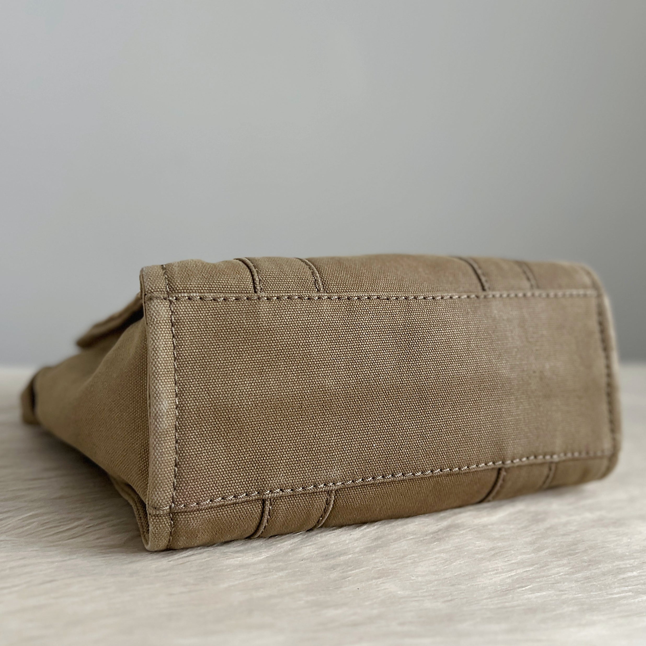 Marc Jacobs Olive Book Tote 2 Way Shoulder Bag
