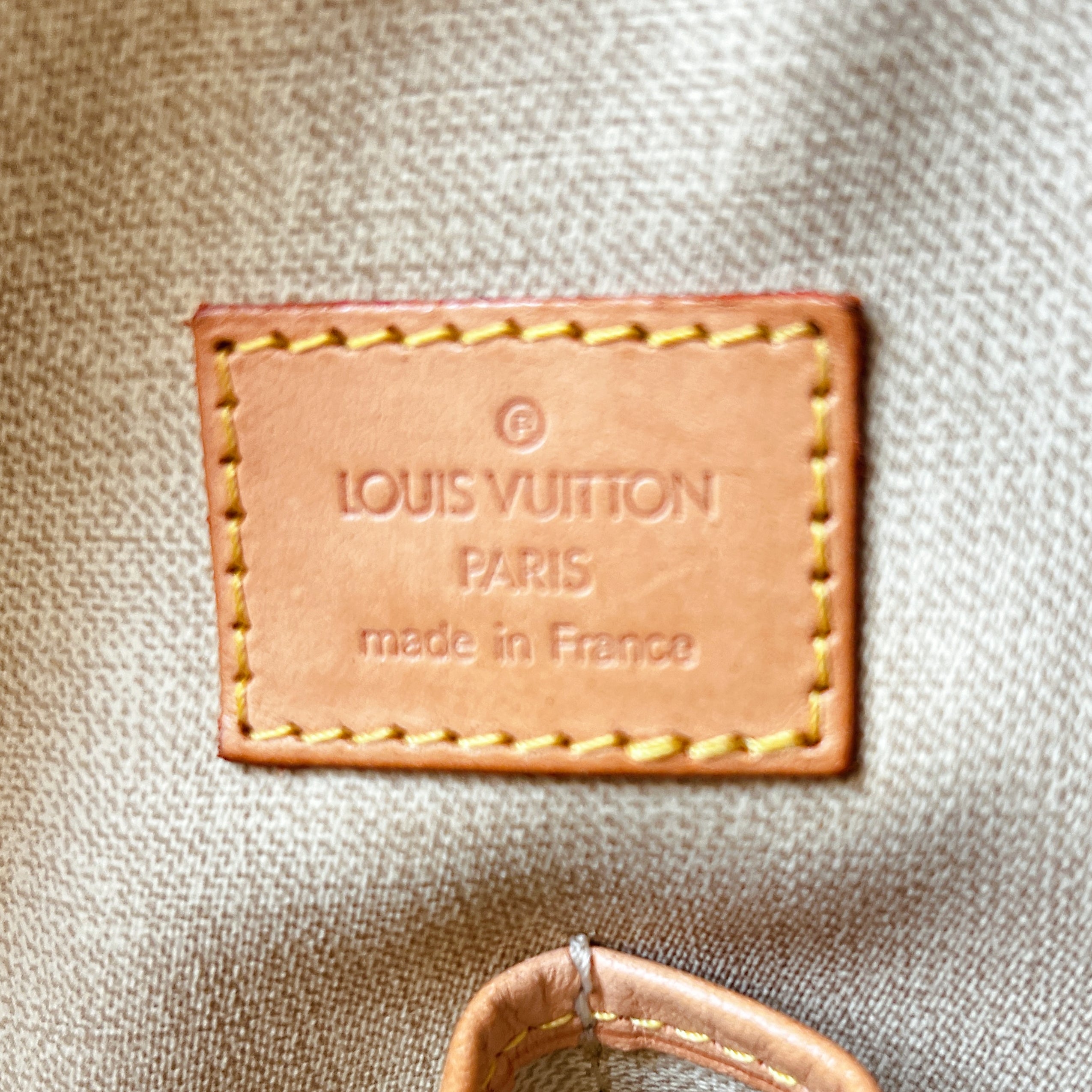 Louis Vuitton Signature Monogram Trouville Tote Lock & Key