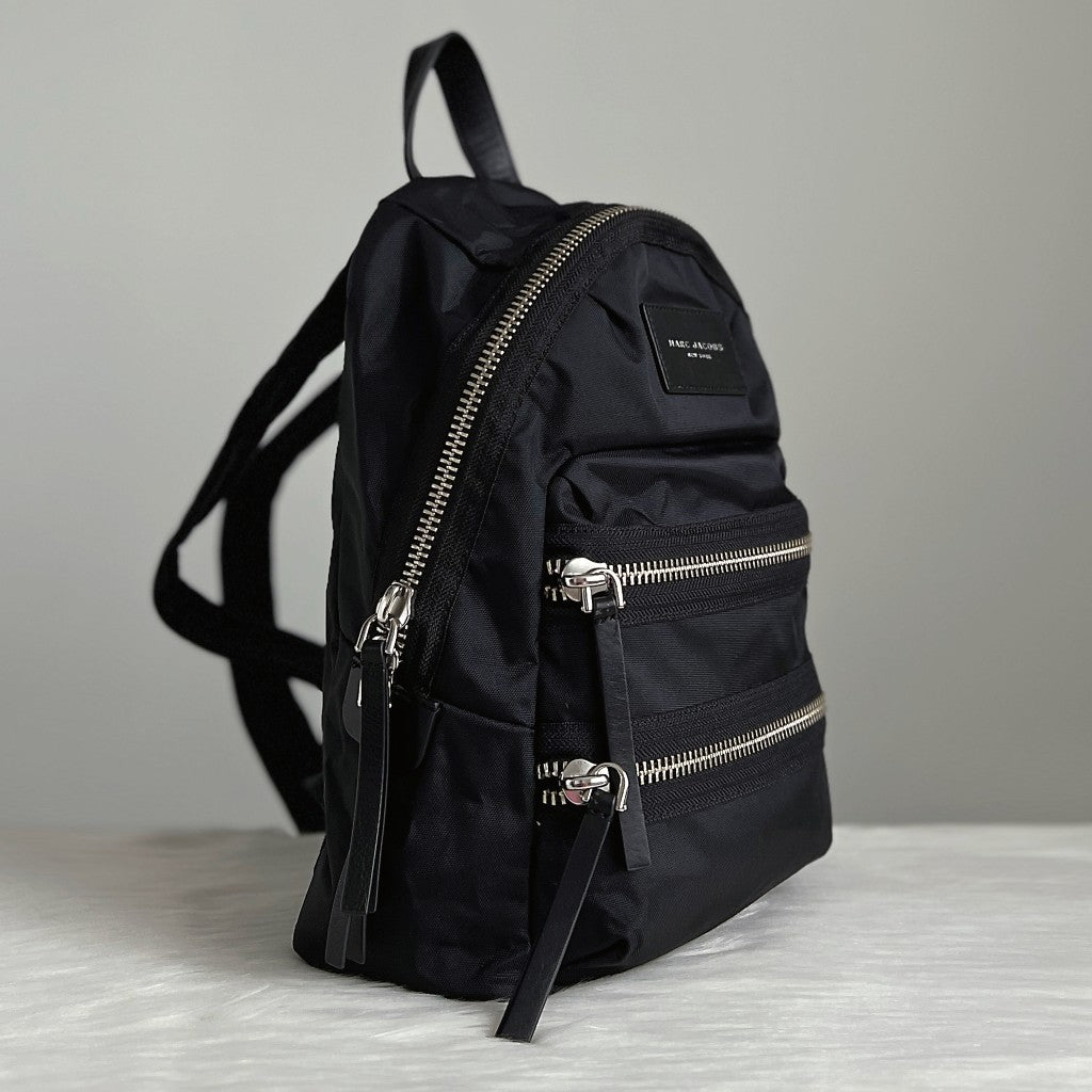 Marc Jacobs Black Multi-Compartment Backpack Like New