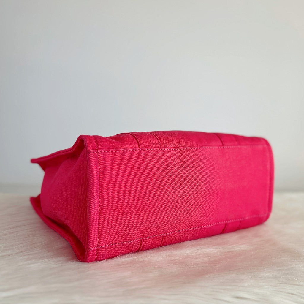 Marc Jacobs Pink Book Tote 2 Way Shoulder Bag Excellent