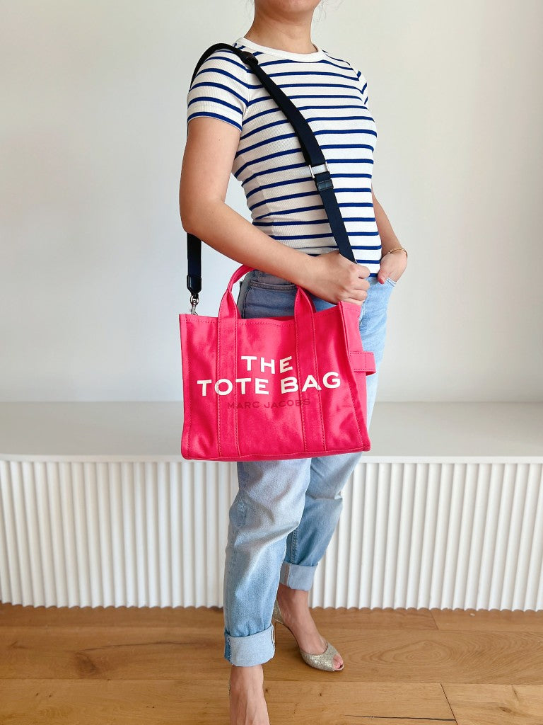 Marc Jacobs Pink Book Tote 2 Way Shoulder Bag Excellent