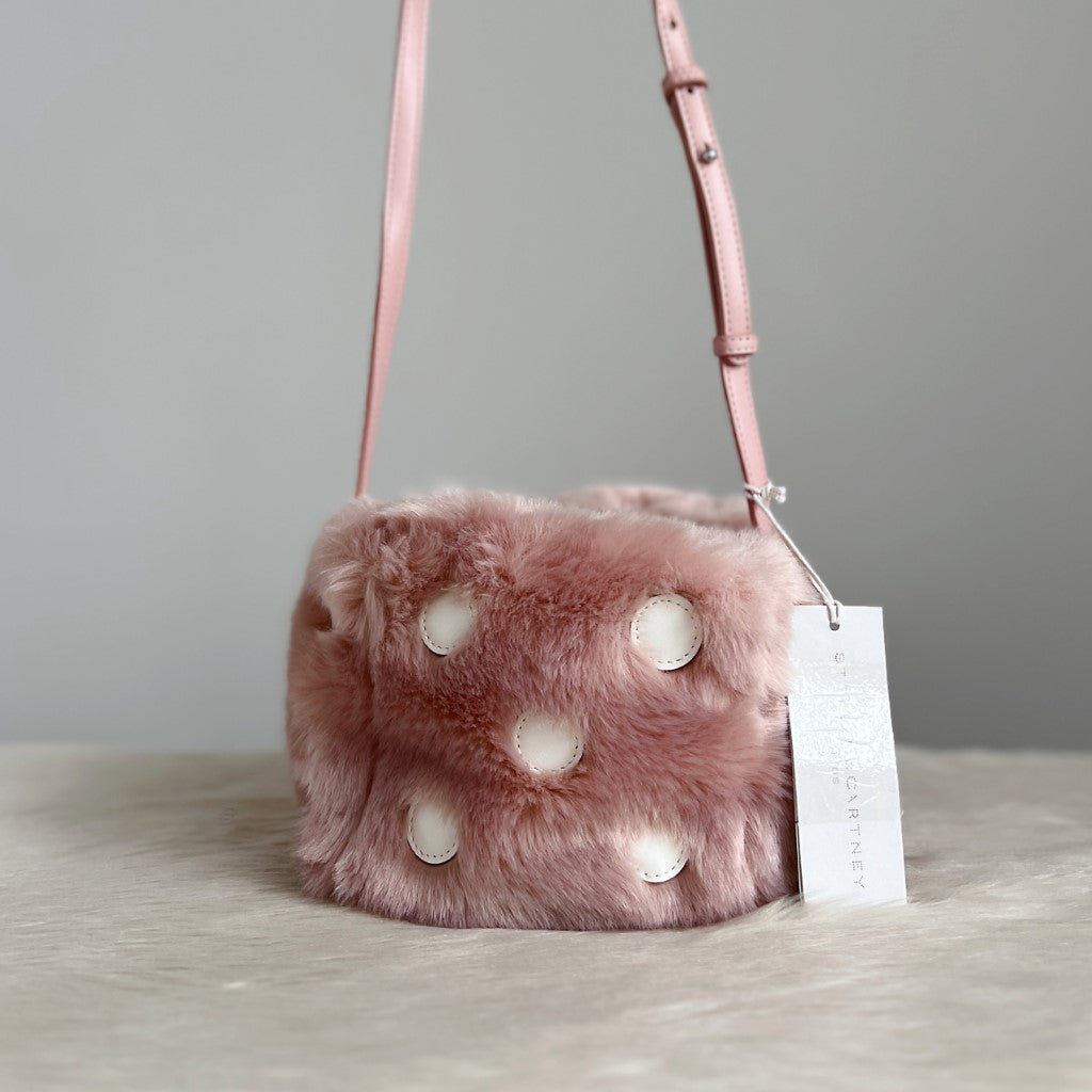 Stella McCartney Kids Pink Dice Shoulder Bag New with Tags