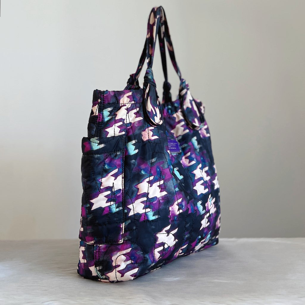 Marc Jacobs Floral Pattern Holiday Large Shoulder Bag