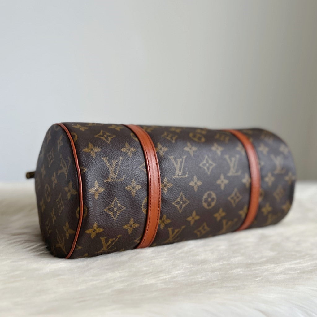 Louis Vuitton Signature Monogram Papillon 30 Tote Bag