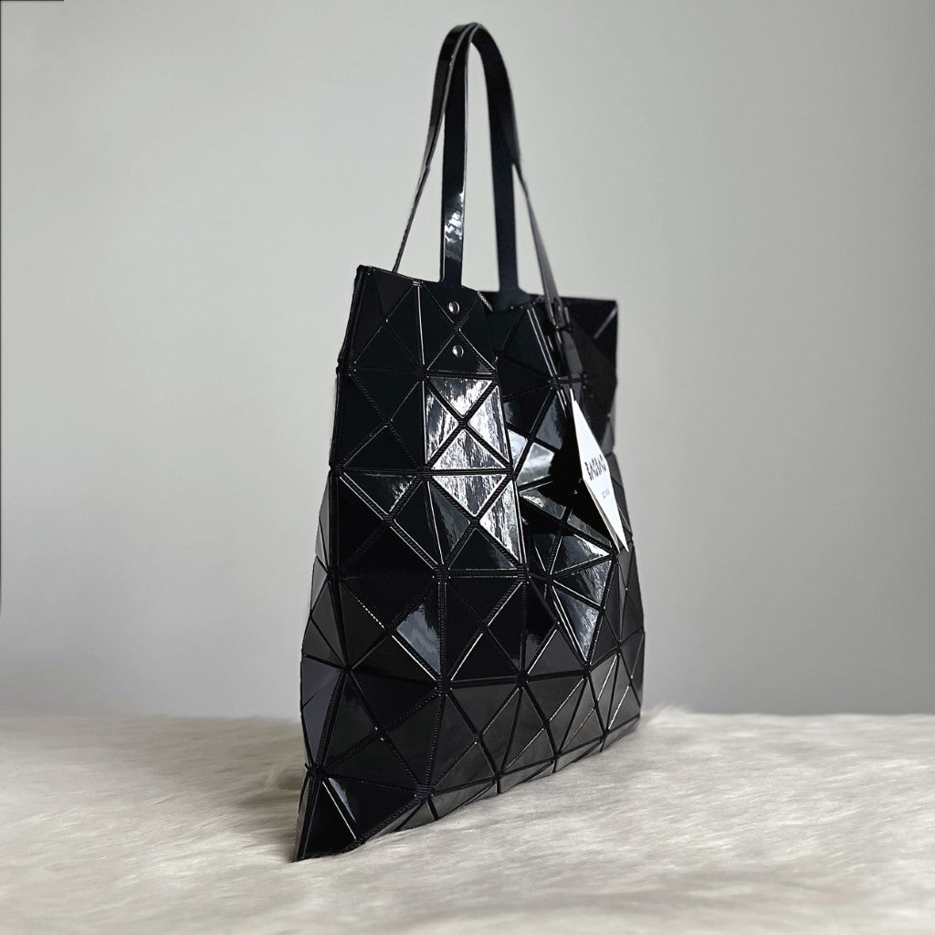 Issey Miyake Black Geometric Panels Shoulder Bag New with Tags