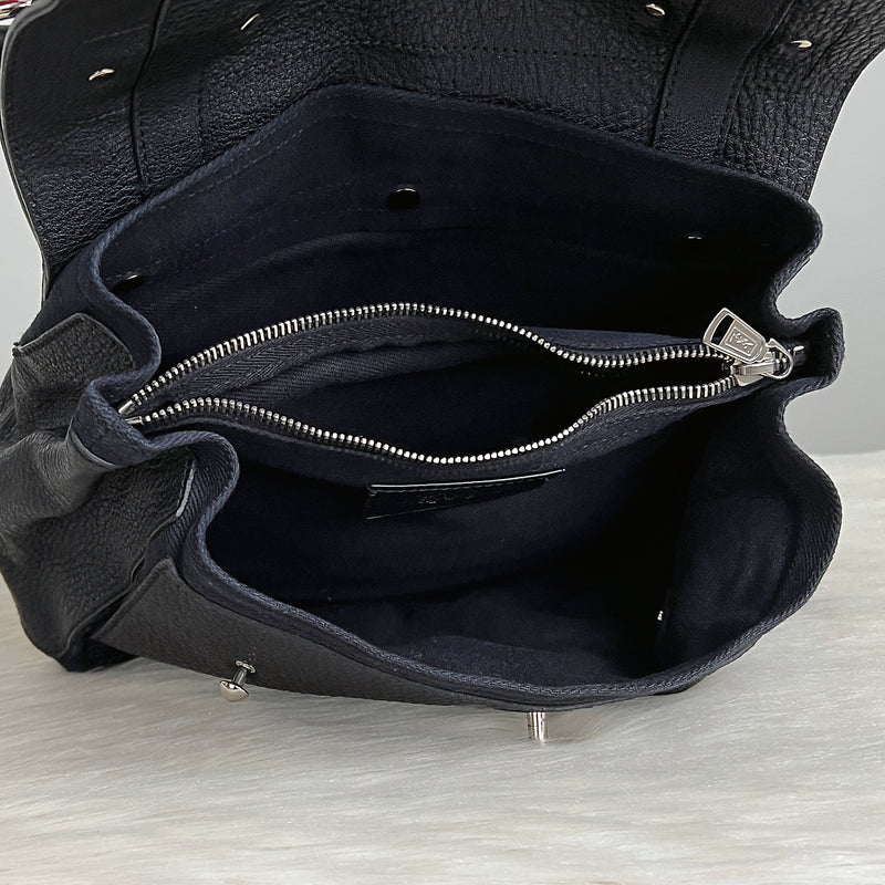 Saint Laurent YSL Black Leather Muse Two 2 Way Shoulder Bag Excellent